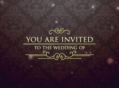 wedding video invitation