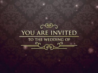 wedding video invitation