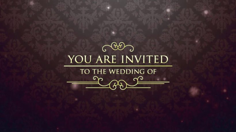 wedding video invitation