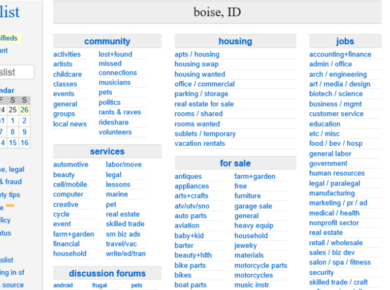Craigslist boise apartments jobs, for sale, services